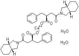 Mitiglinide calcium molecular structure (CAS 207844-01-7)