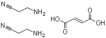 结构式 CAS# 2079-89-2, beta-铵丙腈半富马酸盐