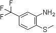 结构式 CAS# 207974-07-0, 2-(甲硫基)-5-三氟甲基苯胺
