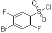 结构式 CAS# 207974-14-9, 4-溴-2,5-二氟苯磺酰氯