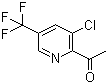 1-[3-Chloro-5-(trifluoromethyl)-2-pyridinyl]ethanone molecular structure (CAS 207994-12-5)