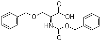结构式 CAS# 20806-43-3, N-苄氧羰基-O-苄基-L-丝氨酸