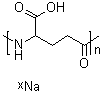 Poly-gamma-L-glutamic acid sodium salt molecular structure (CAS 208106-41-6)