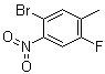 结构式 CAS# 208165-95-1, 5-溴-2-氟-4-硝基甲苯