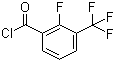 2-Fluoro-3-(trifluoromethyl)benzoyl chloride molecular structure (CAS 208173-19-7)