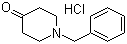 1-Benzylpiperidin-4-one hydrochloride molecular structure (CAS 20821-52-7)