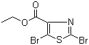 结构式 CAS# 208264-60-2, 2,5-二溴噻唑-4-甲酸乙酯