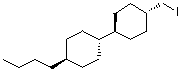 (反式,反式)-4-丁基-4'-(碘甲基)-1,1'-联环己烷分子结构 (CAS 208641-47-8)
