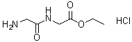 N-甘氨酰甘氨酸乙酯盐酸盐分子结构 (CAS 2087-41-4)