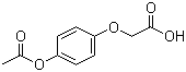 结构式 CAS# 20872-29-1, 4-乙酰氧基苯氧乙酸