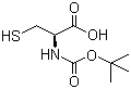 Boc-L-cysteine molecular structure (CAS 20887-95-0)