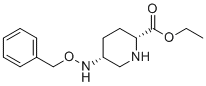 structure of CAS# 2089462-91-7, Avibactam Impurity 2;(2R,5R)-Ethyl 5-((benzyloxy)amino)piperidine-2-carboxylate