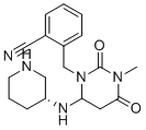 2-[[3-methyl-2,4-dioxo-6-[[(3R)-piperidin-3-yl]amino]-1,3-diazinan-1-yl]methyl]benzonitrile molecular structure (CAS 2089611-85-6)
