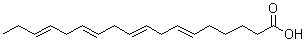 6,9,12,15-十八碳四烯酸分子结构 (CAS 2091-28-3)