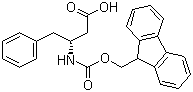 structure of CAS# 209252-16-4, Fmoc-D-beta-homophenylalanine;(R)-3-(9H-Fluoren-9-ylmethoxycarbonylamino)-4-phenylbutyric acid