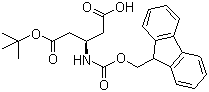 Fmoc-L-beta-glutamic acid 5-tert-butyl ester molecular structure (CAS 209252-17-5)