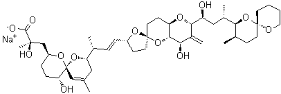 冈田软海绵酸钠盐分子结构 (CAS 209266-80-8)