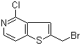 2-(Bromomethyl)-4-chlorothieno[3,2-c]pyridine molecular structure (CAS 209286-63-5)