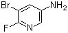 2-Fluoro-3-bromo-5-aminopyridine molecular structure (CAS 209328-99-4)