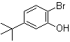 结构式 CAS# 20942-68-1, 2-溴-5-叔丁基苯酚