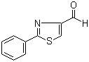 结构式 CAS# 20949-81-9, 2-苯基-1,3-噻唑-4-甲醛