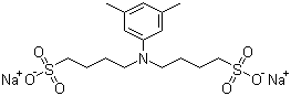 结构式 CAS# 209518-16-1, N,N-二(4-磺丁基)-3,5-二甲基苯胺钠盐