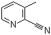2-氰基-3-甲基吡啶分子结构 (CAS 20970-75-6)