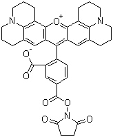 5-Carboxy-X-rhodamine SE molecular structure (CAS 209734-74-7)