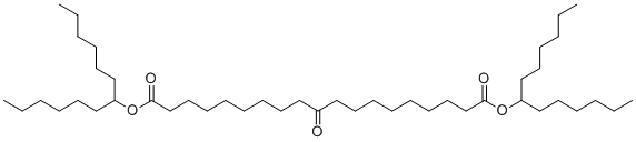 Di(tridecan-7-yl) 10-oxononadecanedioate molecular structure (CAS 2097939-26-7)