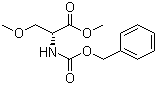 O-Methyl-N-[(phenylmethoxy)carbonyl]-D-serine methyl ester molecular structure (CAS 209804-17-1)