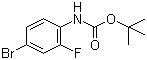 N-Boc-4-Bromo-2-fluoroaniline molecular structure (CAS 209958-42-9)