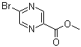 结构式 CAS# 210037-58-4, 5-溴吡嗪羧酸甲酯