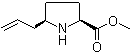 5-(2-(5R)-丙烯-1-基)-L-脯氨酸甲酯分子结构 (CAS 210345-08-7)