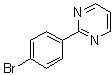 2-(4-Bromophenyl)pyrimidine molecular structure (CAS 210354-17-9)