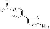 结构式 CAS# 2104-09-8, 4-(4-硝基苯基)-1,3-噻唑-2-胺
