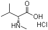 N-甲基-D-缬氨酸盐酸盐分子结构 (CAS 210830-32-3)