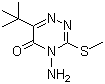 嗪草酮分子结构 (CAS 21087-64-9)