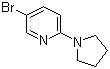 结构式 CAS# 210963-93-2, 5-溴-2-(吡咯烷-1-基)吡啶