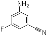 structure of CAS# 210992-28-2, 5-Amino-3-fluorobenzonitrile;5-Cyano-3-fluoroaniline