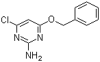 4-Chloro-6-(phenylmethoxy)-2-pyrimidinamine molecular structure (CAS 210992-85-1)