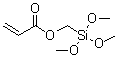 Acryloxymethyltrimethoxysilane molecular structure (CAS 21134-38-3)