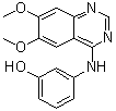 结构式 CAS# 211555-08-7, 3-[(6,7-二甲氧基-4-喹唑啉基)氨基]苯酚