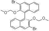(1R)-3,3'-Dibromo-2,2'-bis(methoxymethoxy)-1,1'-binaphthalene molecular structure (CAS 211734-49-5)