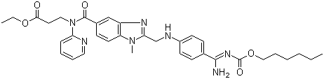 Dabigatran etexilate molecular structure (CAS 211915-06-9)