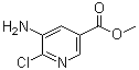 Methyl 5-amino-6-chloronicotinate molecular structure (CAS 211915-96-7)