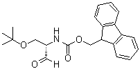 结构式 CAS# 211929-87-2, [(1S)-2-叔丁氧基-1-甲酰基乙基]氨基甲酸芴甲基酯