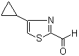 结构式 CAS# 211942-97-1, 4-环丙基噻唑-2-甲醛