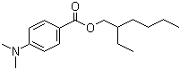 结构式 CAS# 21245-02-3, 对二甲氨基苯甲酸异辛酯