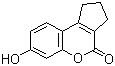 7-Hydroxy-2,3-dihydro-1H-cyclopenta[c]chromen-4-one molecular structure (CAS 21260-41-3)