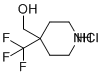 [4-(Trifluoromethyl)piperidin-4-yl]methanol hydrochloride molecular structure (CAS 2126177-46-4)